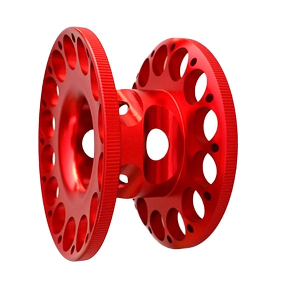 DimyFew Aluminum Alloy Finger Reel Wreck Scuba Diving Dive Snorkeling Tech Spool Red