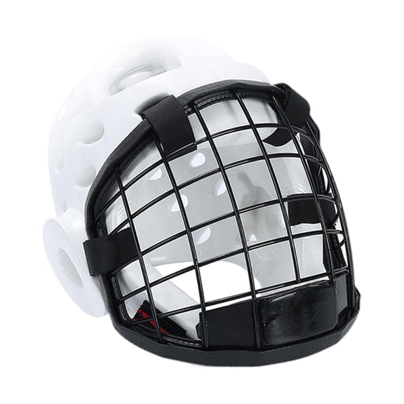 DimyFew Arts Helmet Ice Hockey Helmet Practical Breathable Portable Karate Mask Headgear XL