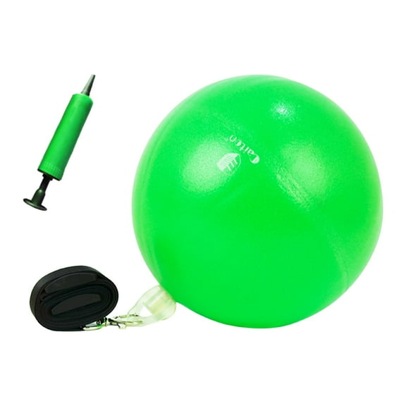 DimyFew Ball Golf Swing W/ Adjustable Lanyard PVC Assist Air Pump for Posture Correction Green