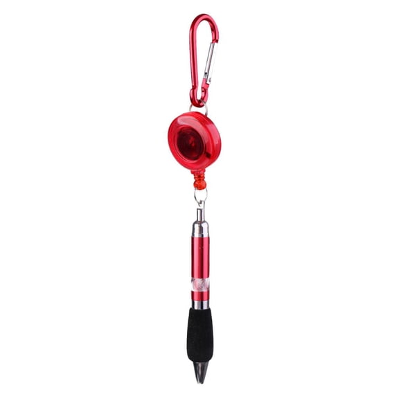 DimyFew Ballpoint pen - with an easy-to-hang carabiner and an extendable cord, outdoor
