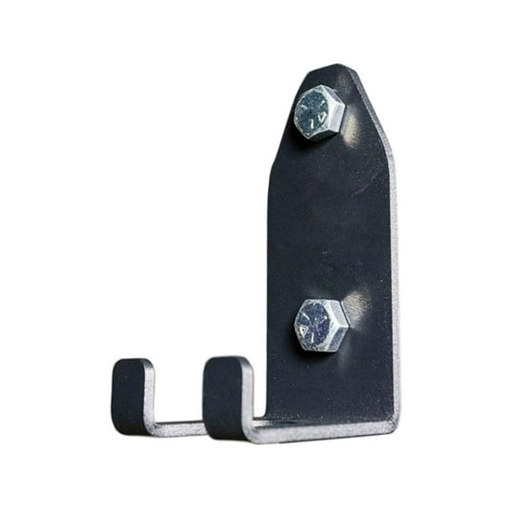 DimyFew Barbell Rack, Gym Bar Hooks Squat Rack Wall Mounted Space Saving Heavy Duty Rack Style D