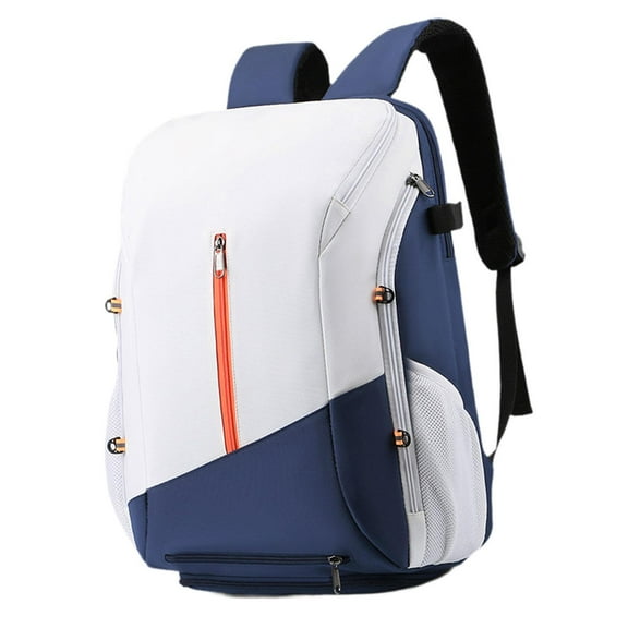 DimyFew Basketball Backpack Sports Backpack Practical Portable Large Capacity with Shoes Blue