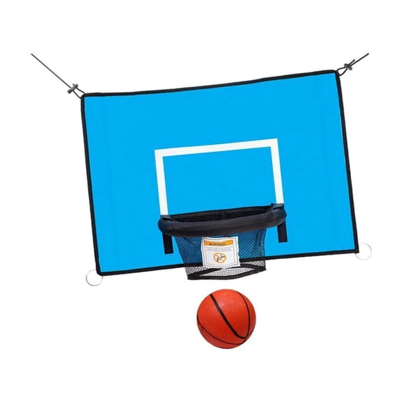 DimyFew Basketball Hoop Tether for Trampolines Universal Baseboard Adjustable Connecting Blue 69cmx48cm