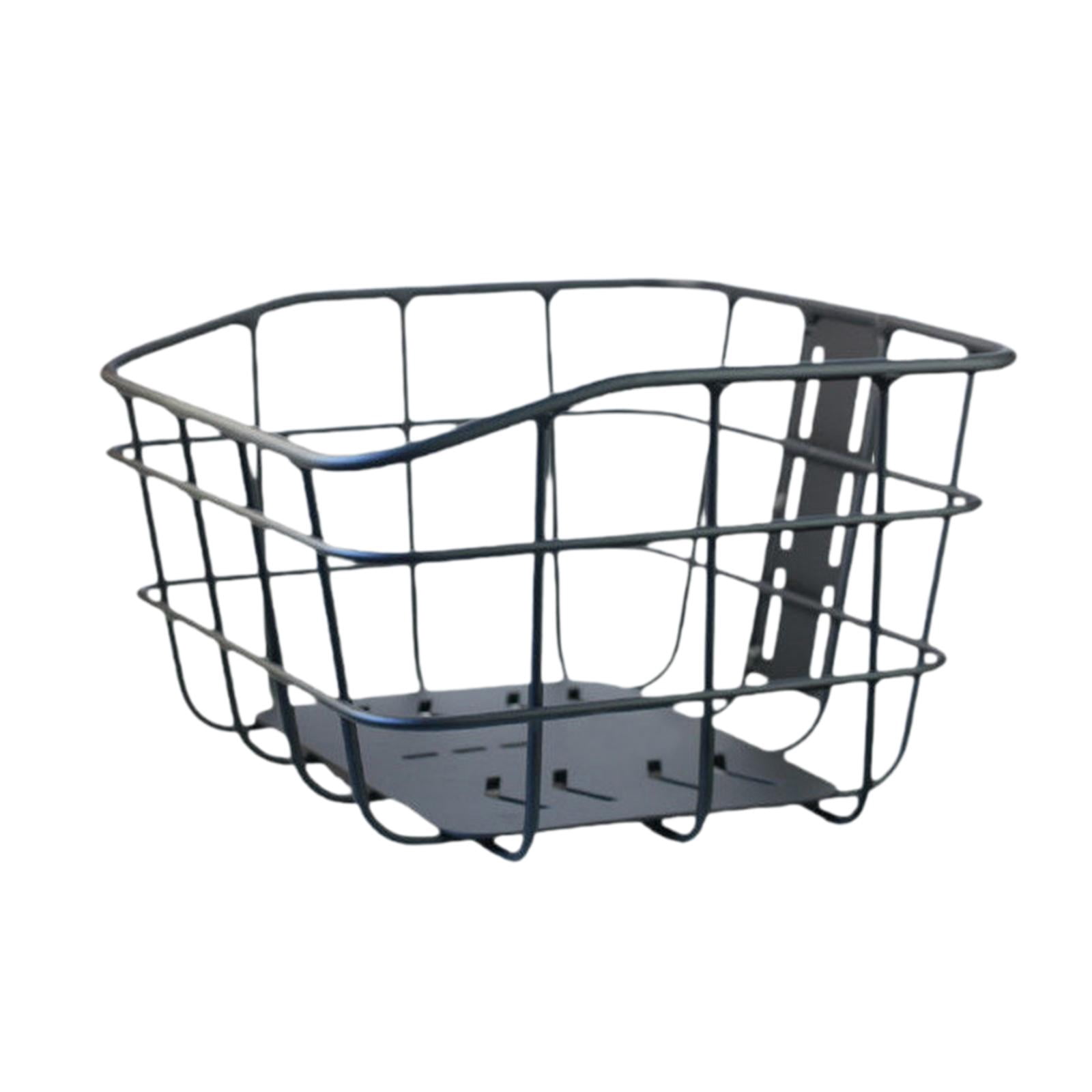 DimyFew Bike Basket Pannier Basket Dogs Carrier Women Men Stylish Carrying Bicycle Front L with Base Plate
