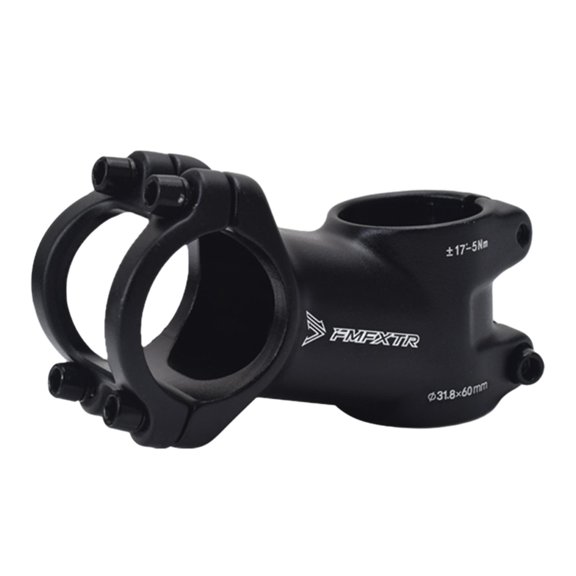 DimyFew Bike Short Stem 31.8mm Short Handlebar Stem for Fixed Gear, Lightweight Aluminum 60mm 17degree