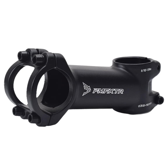 DimyFew Bike Short Stem 31.8mm Short Handlebar Stem for Fixed Gear, Lightweight Aluminum 90mm 10 degree