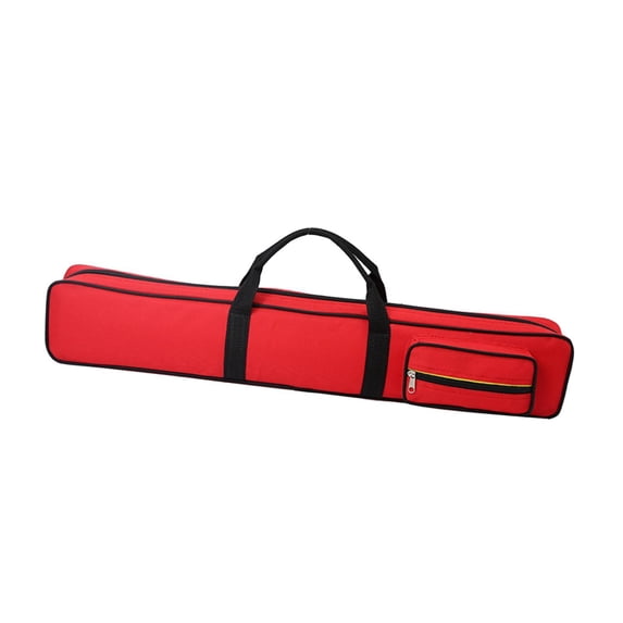 DimyFew Billiard 1/2 Jointed Easy to Carry Handheld Pool Cue Pouch Red