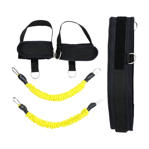 DimyFew Boxing Resistance Bands Set Durable Speed Agility Training Workout Band for Yoga yellow 30 pounds