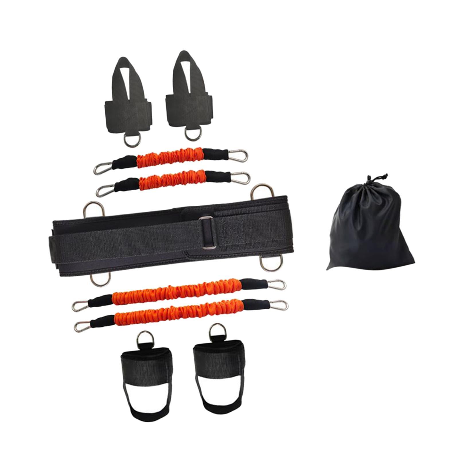 DimyFew Boxing Resistance Bands Set Jump Trainer Leg Strength and Agility Training Strap Orange