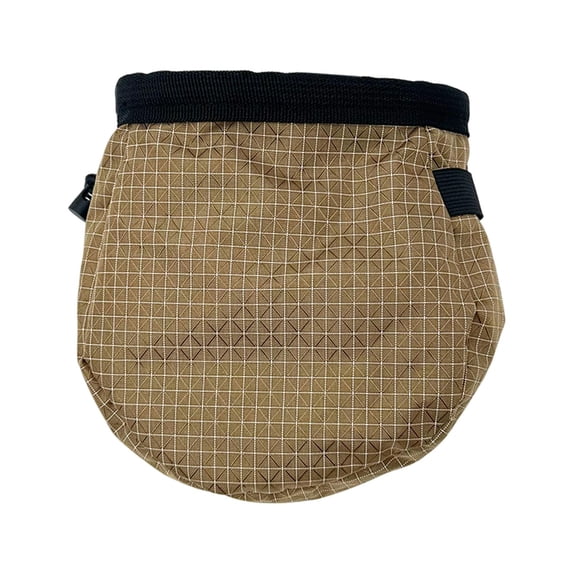 DimyFew Chalk Bag Climbing Accessories for Men Women Practical Adjustable Waist Belt Brown