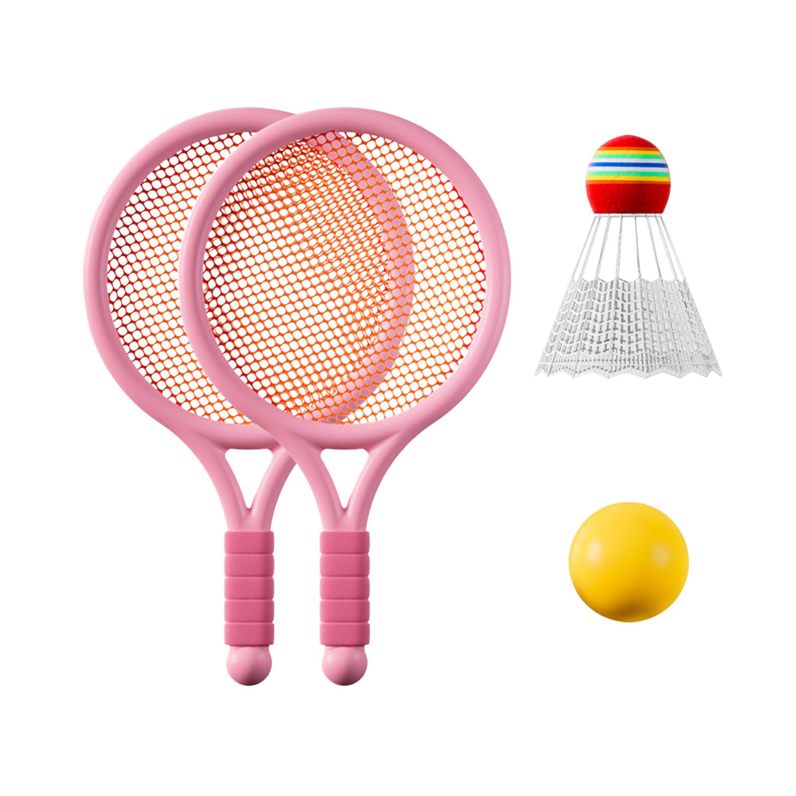 DimyFew Children Badminton Tennis Set Game with Ball Shuttlecock Tennis Racket for