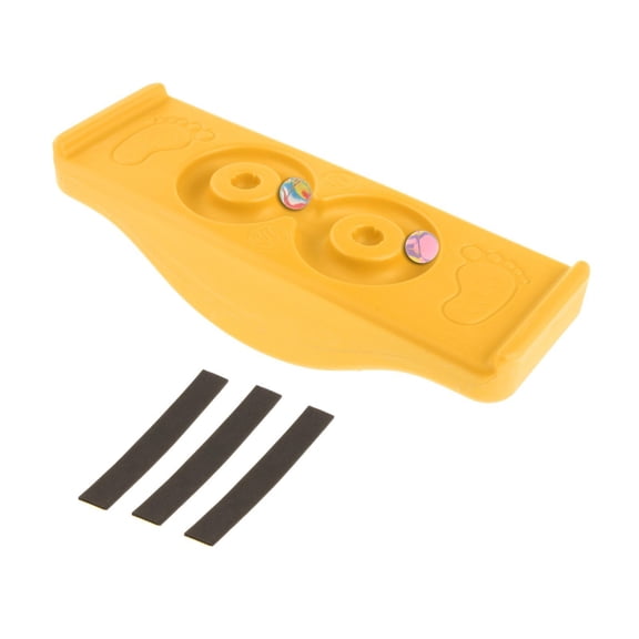 DimyFew Children Balance Board Toy Kids Sensory Training Rocking Seesaw Indoor Fitness Activity Exercise Interactive Game Toys Yellow