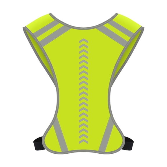 DimyFew Cycling Reflective Vest High Visibility Jacket for Night Riding Running Jogging