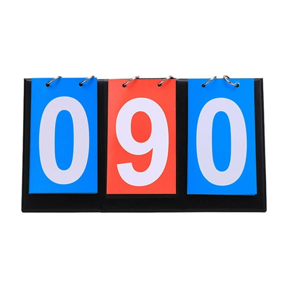 DimyFew Flip Number Score Board Digital Scorer Table Score Flipper for Basketball Indoor