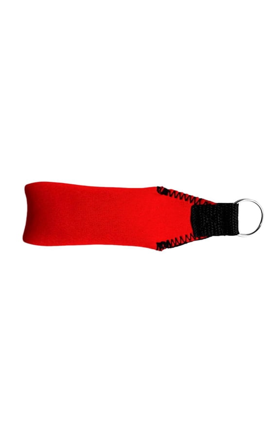 Floatable Neoprene Key Chain Buoy, Floating Key Holder Key Fob Keyring for Water Red