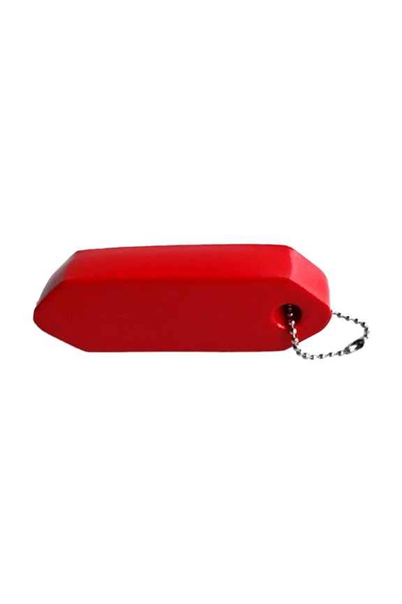 Foam Floating Keychain Key Floats - Buoyant Key Ring with Stainless Ball Chain -