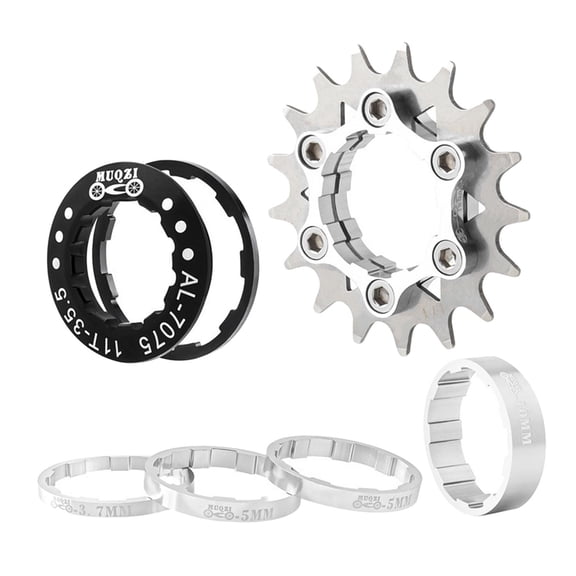 DimyFew Freewheel Sprocket Speed Freewheel Antique Flywheel Popular Sprocket for MTB Cycling Silver