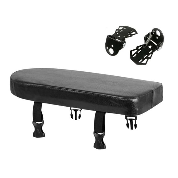 DimyFew Generic Rear Seat Cushion Passenger Back Seat Pad Universal Fit for Road Black