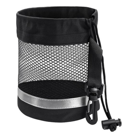 DimyFew Golf Ball Bag (Ball Not Included) Collecting Storing Golf Shag Bag Organizer Black