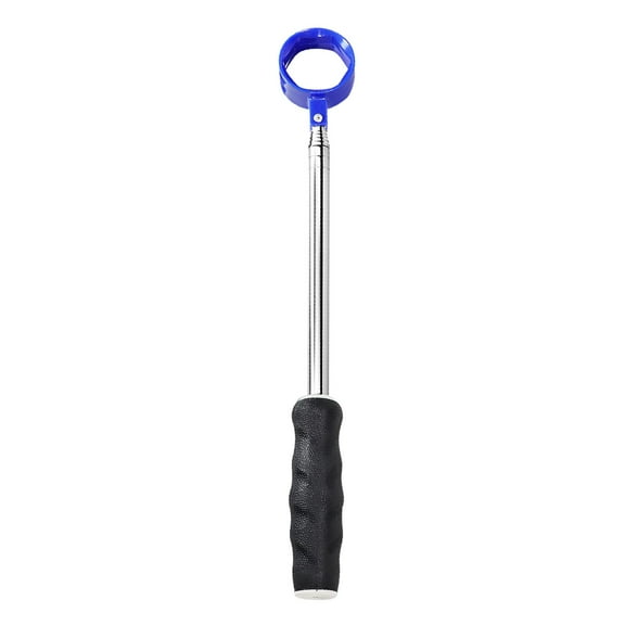 DimyFew Golf Ball Retriever for Water, Grabber Tool, Picker Locking Spoon, Pick up Tool, 6FT Blue