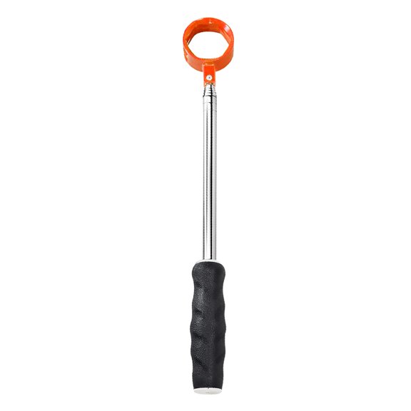 DimyFew Golf Ball Retriever for Water, Grabber Tool, Picker Locking Spoon, Pick up Tool, 6FT Orange