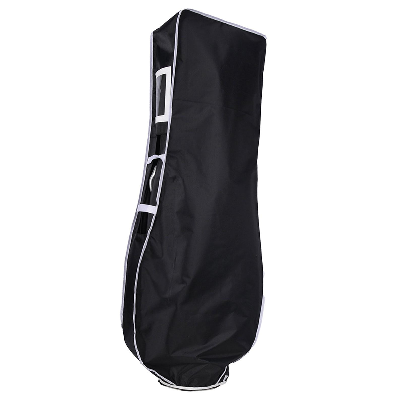 DimyFew Golf Club Bag Cover Golf Bag Rain Cover Waterproof Dustproof Golf Bag Protective Black