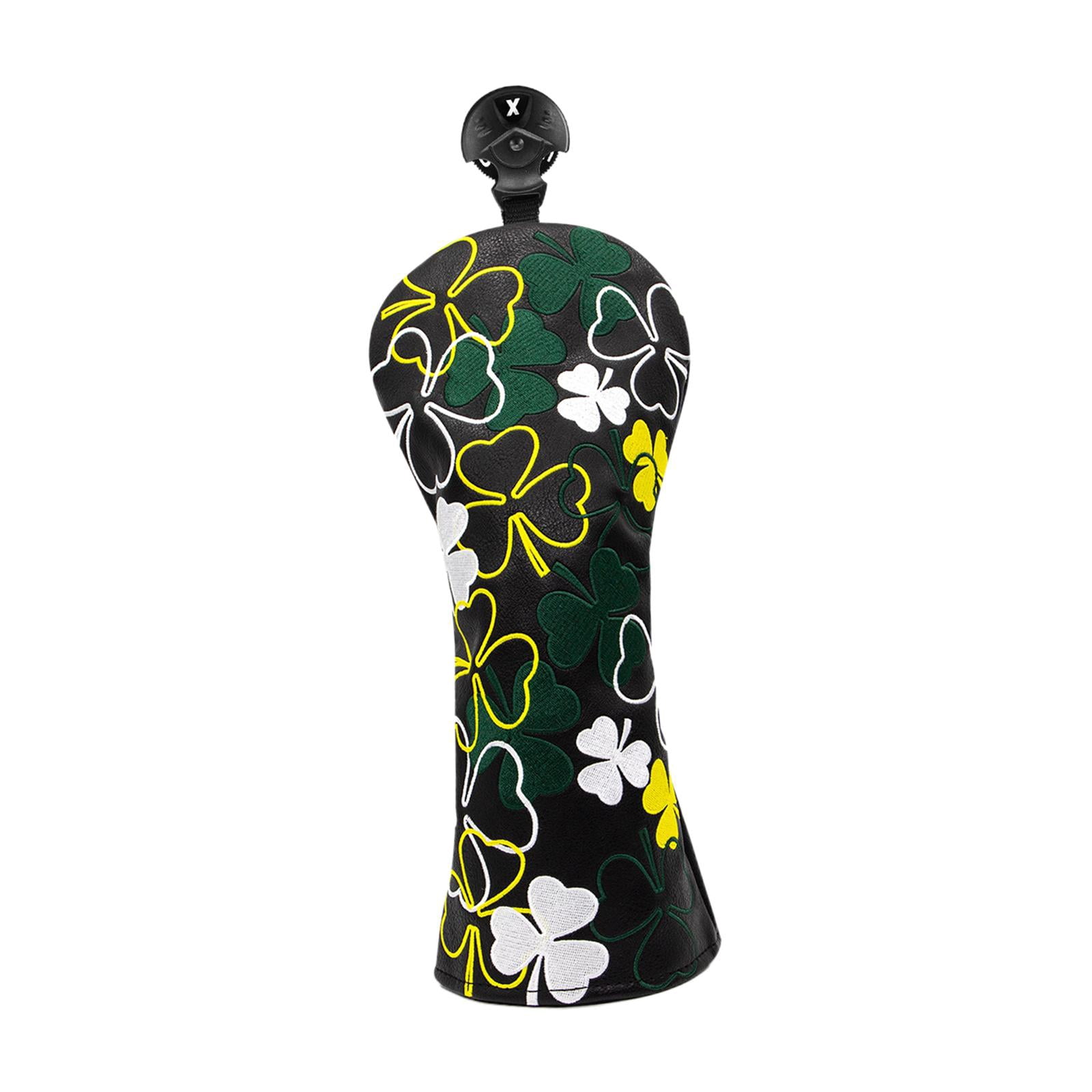 DimyFew Golf Club Head Cover Embroidered Patterned Water Resistant with Tags Hybrid Head FW