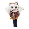thumbnail image 1 of DimyFew Golf Wood Driver Headcover Club Head Cover Novelty Animal Shaped Guard Transport Brown, 1 of 9