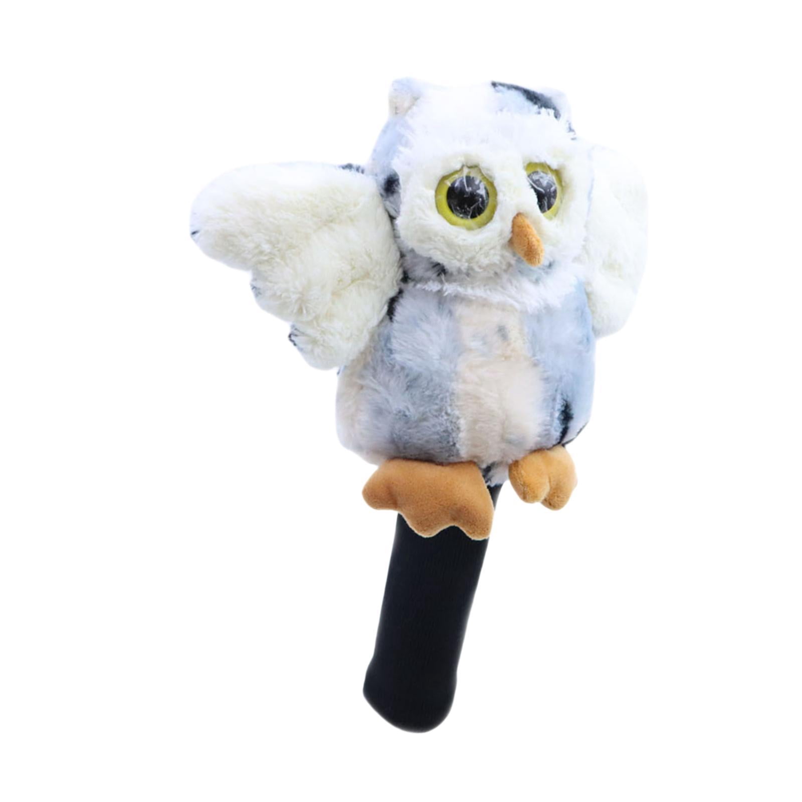 DimyFew Golf Wood Driver Headcover Club Head Cover Novelty Animal Shaped Guard Transport White
