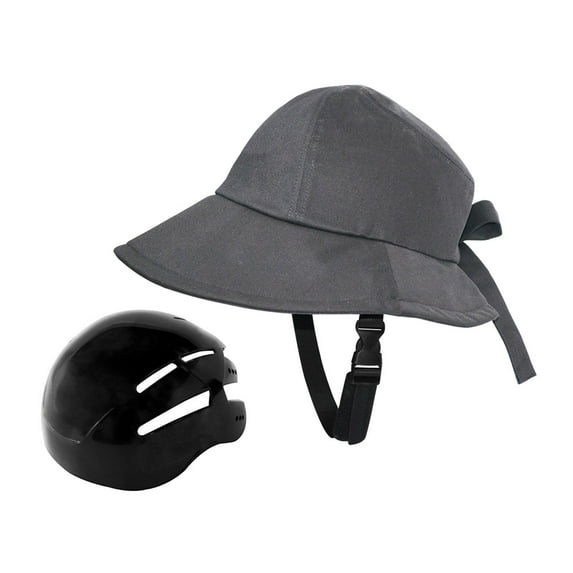 DimyFew Hat Shape Helmet Head Circumference 22.8 - 23.6 Inches Bike Helmet Grey