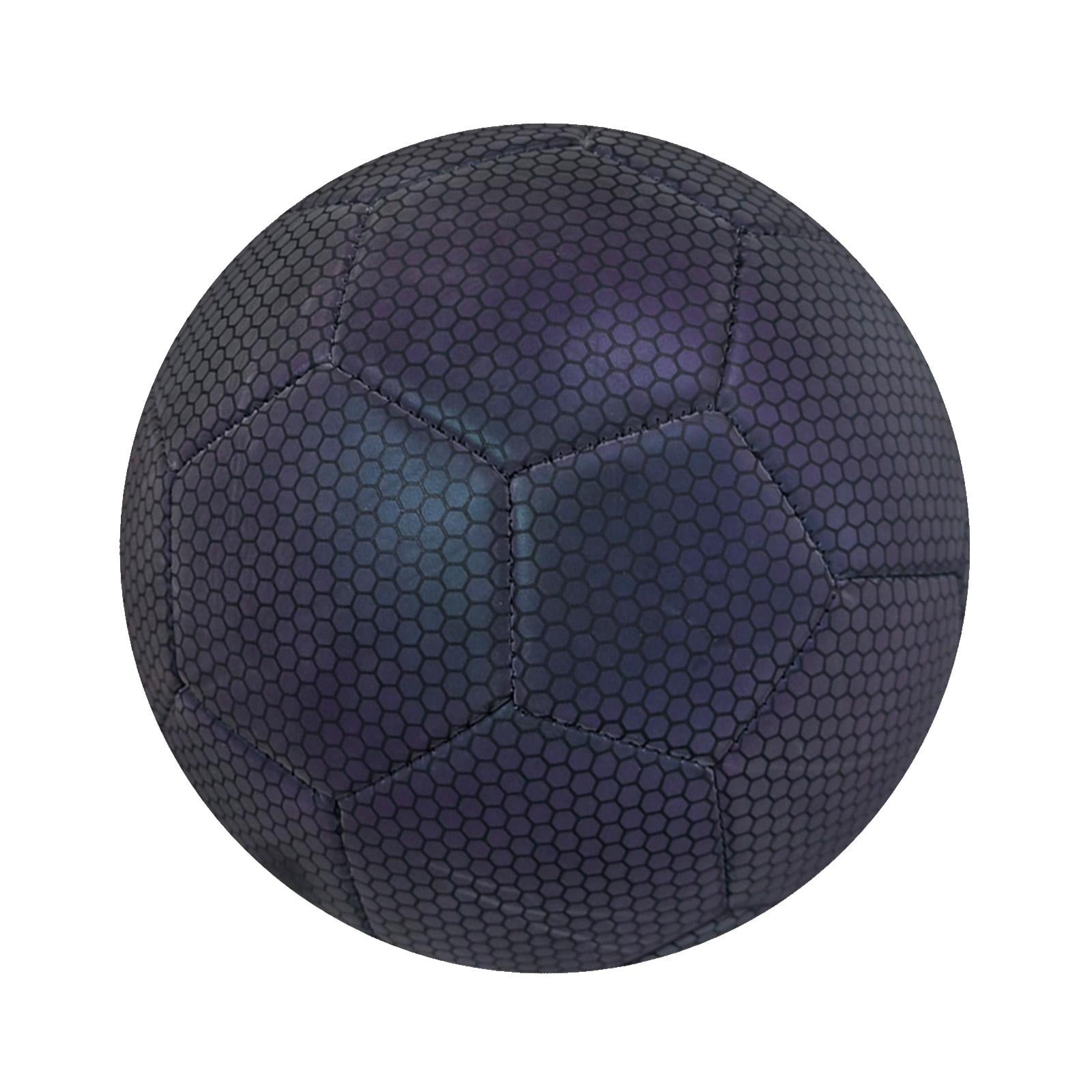 DimyFew Holographic Soccer Ball Night Game Size 5 Football Wear Resistant Official Match
