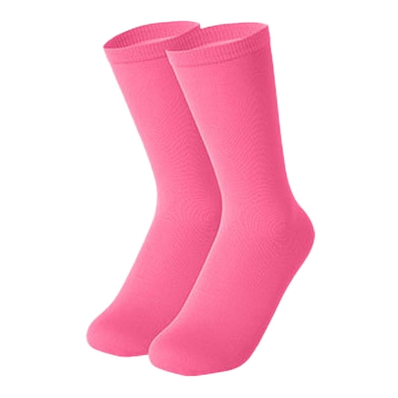 DimyFew Ice Skating Socks Soft Breathable Roller Skating Socks for Ice Skates Dance Knee Pink