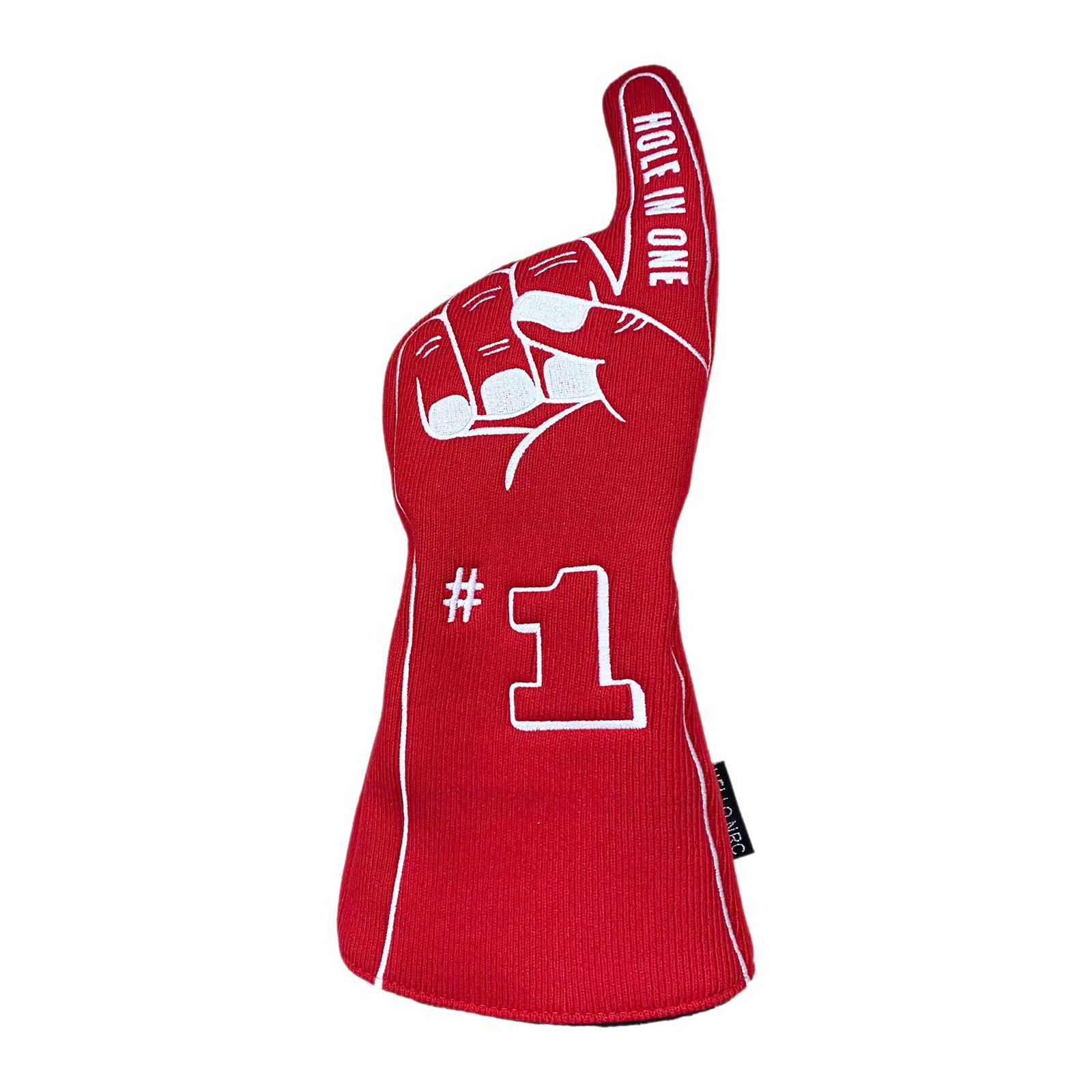 DimyFew Knitted Golf Club Head Cover Embroidered Decorative Universal Wood Headcover for Driver 31.5x17cm
