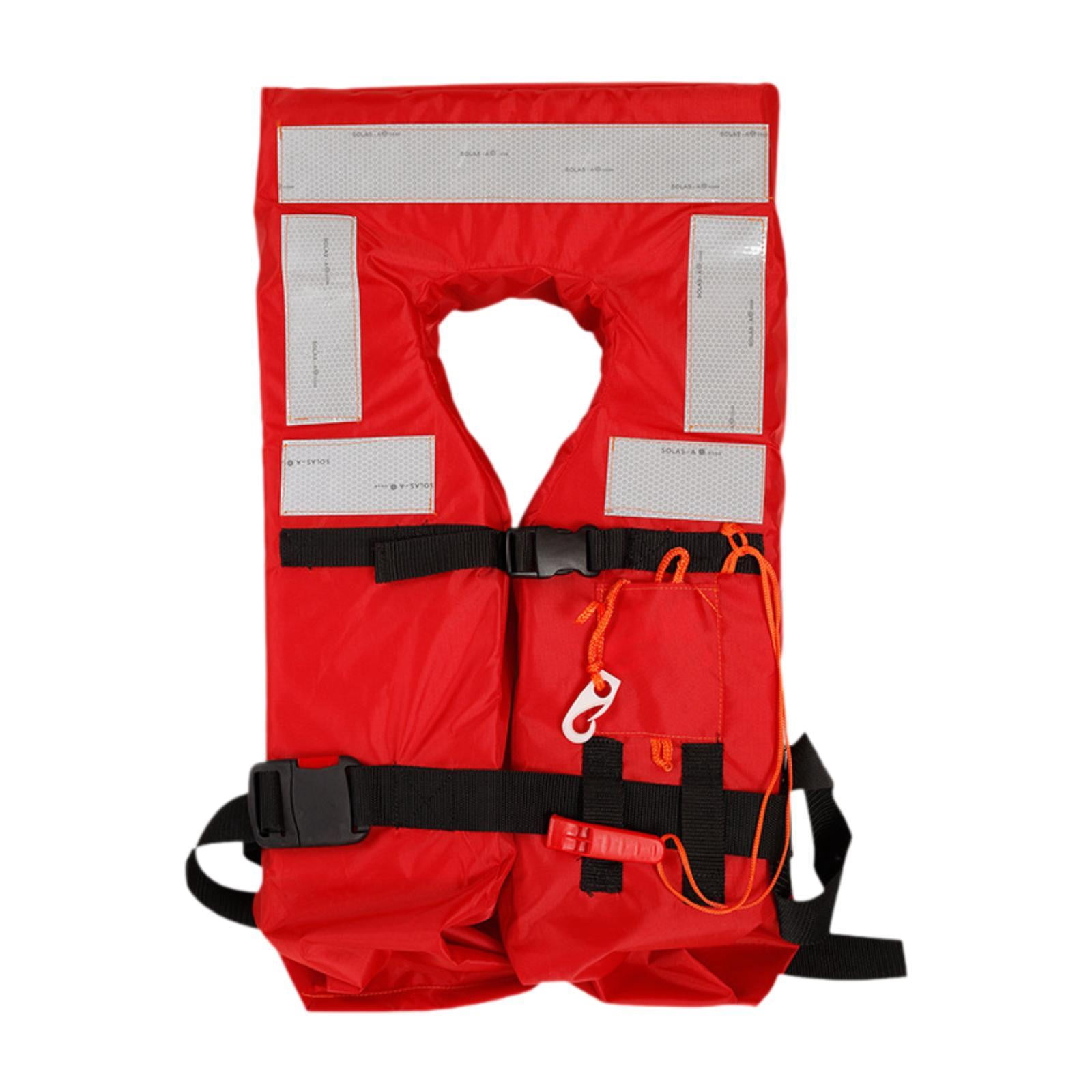 DimyFew Marine Life Jacket Lightweight Life Vest for Beach Gear Buoyancy Watersports Adults Straight