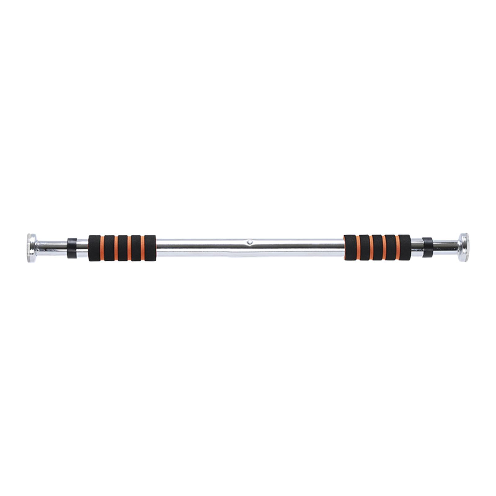 DimyFew Metal Pull up Bar Door Adjustable Length Doorway Chin up Bar Stainless Steel for