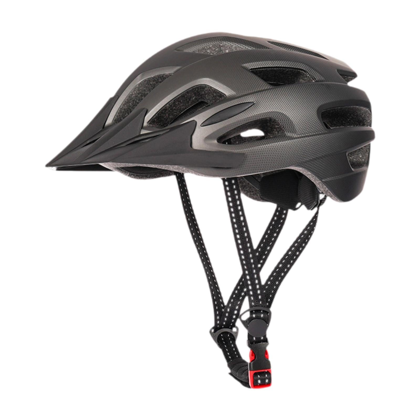 DimyFew Mountain Bike Helmet, Sports Helmet, Shockproof, Ventilation, Adjustable Fit, Cycling Helmet, Bike Helmet for Riding Roller Skates Black Gray