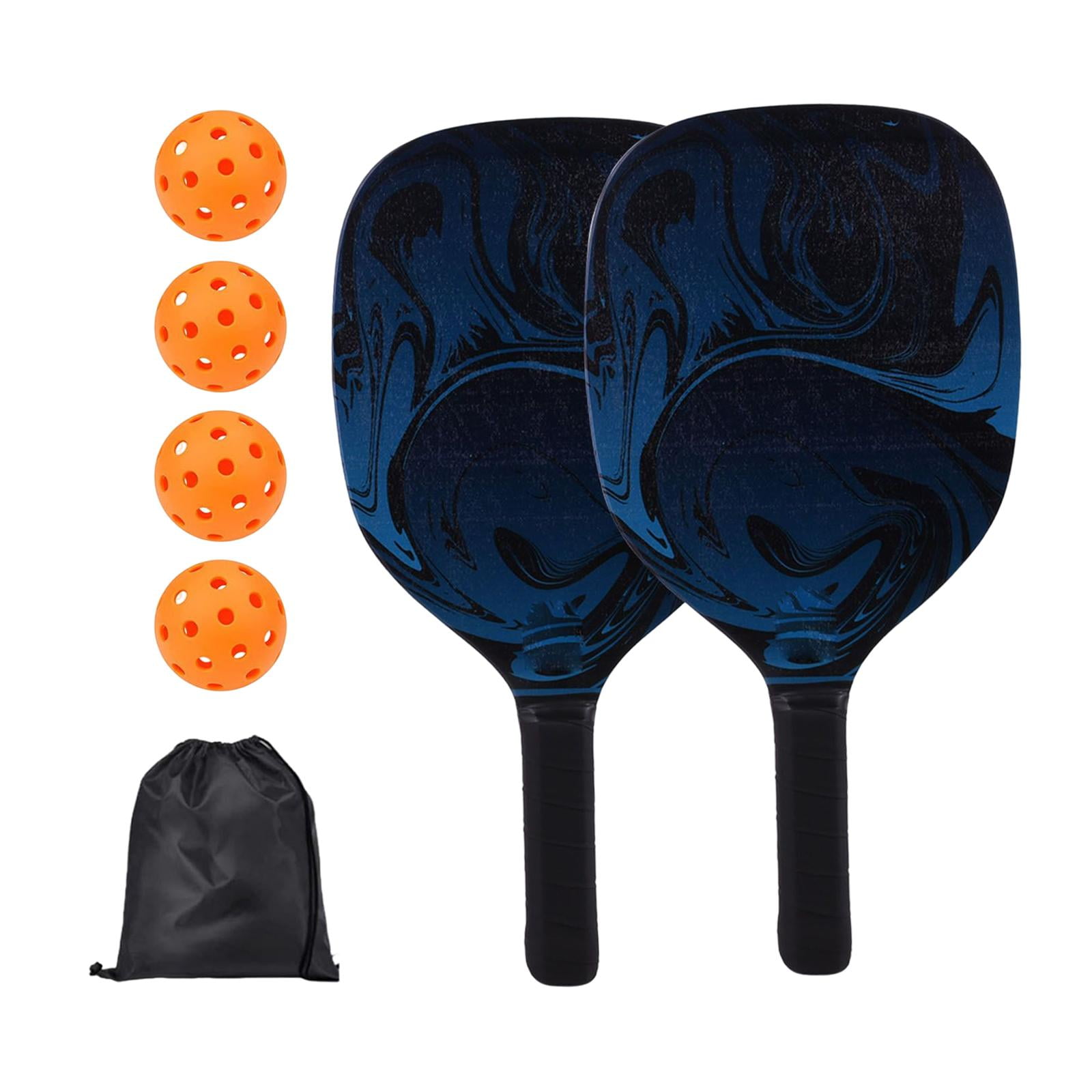 DimyFew Pickleball Paddles Set Wooden Comfortable Pad Grip Accessory for Beginners,