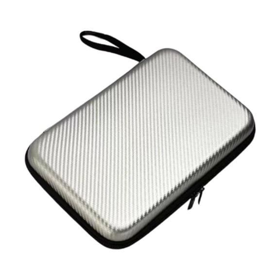 DimyFew Ping Pong Paddle Case Lightweight Cover for Paddles Balls Travel Competition Silver