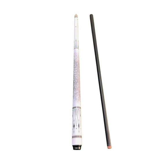 DimyFew Pool Cue Advanced Technology Split Billiard Cue for Billiard Player Practice white