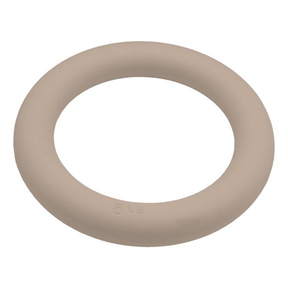 DimyFew Power Ring 8lbs 2 in 1 Kettlebell Dumbbell Portable Weighted Circle for Pilates light brown