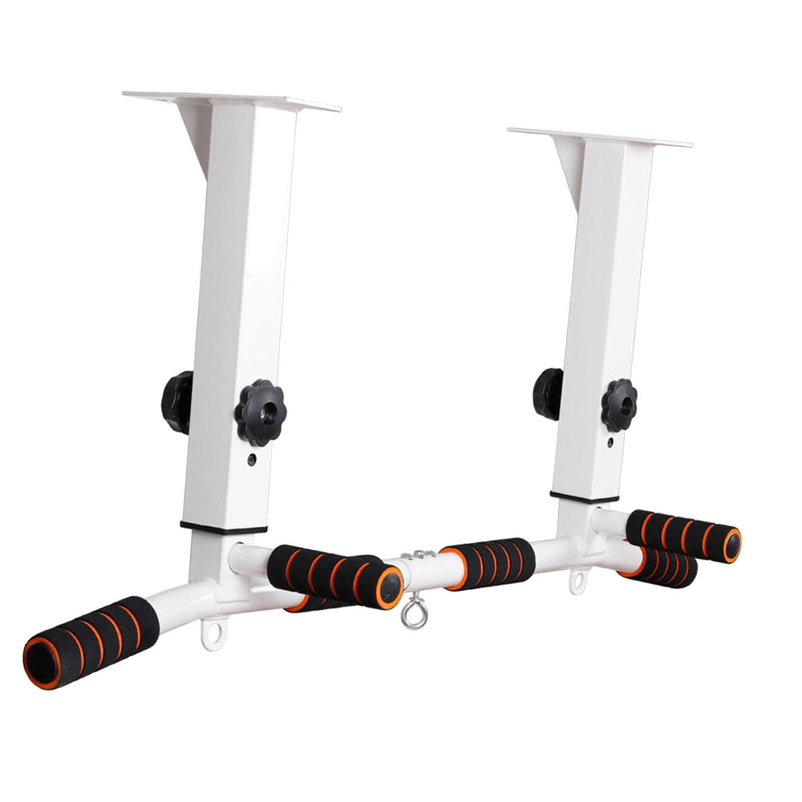 DimyFew Pull up Bar Wall Mounted Chin up Bar Easy to Install Portable Adjustable for Gym White Top Mount