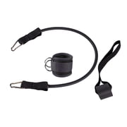 DimyFew Resistance Band Set D Ankle Tube for Gym Leg and Glute Workouts Workout Training Black