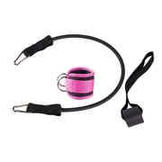 DimyFew Resistance Band Set D Ankle Tube for Gym Leg and Glute Workouts Workout Training Pink