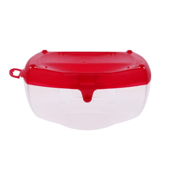 DimyFew Scuba Dive Diving Snorkel Mask Storage Box Hard Case Craft Heavy Duty Red