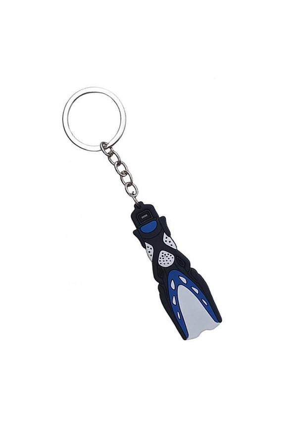 Scuba Key Chain Keyring Charm Diver Gift for Tote Bag Wallet Pendant Blue