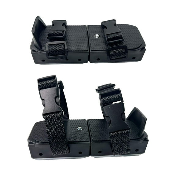 DimyFew Ski Shoes Short Ski Skates Portable Adjuatable Versatile Easy to Use Skating Aid Black Boxed