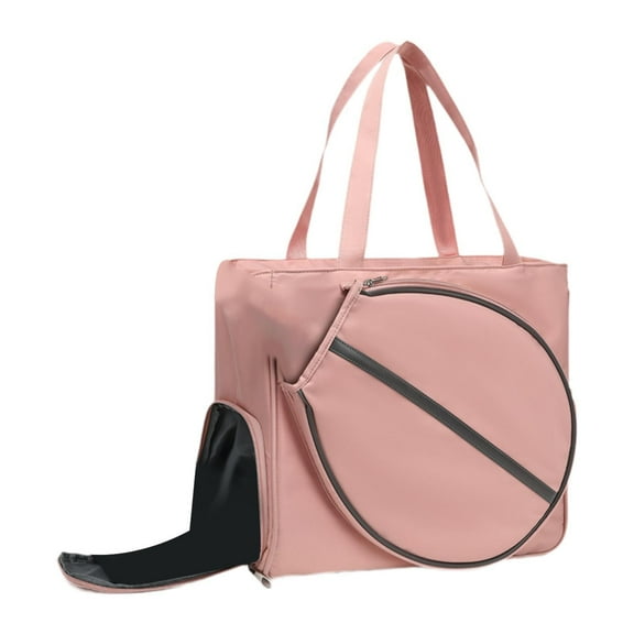 DimyFew Tennis Bag Fitness with Shoe Compartment Sports for Women Men Tennis Handbag Pink