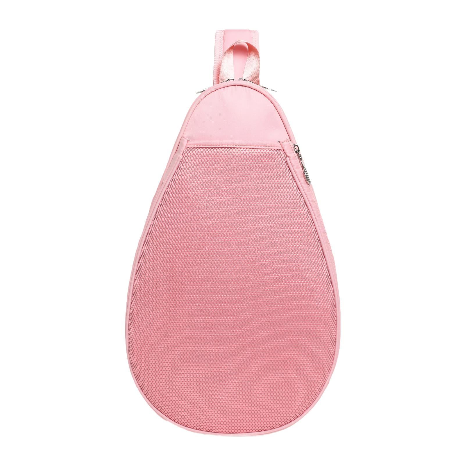 DimyFew Tennis Racket Bag Equipment Bag Professional Large Capacity Organizer Adjustable Pink