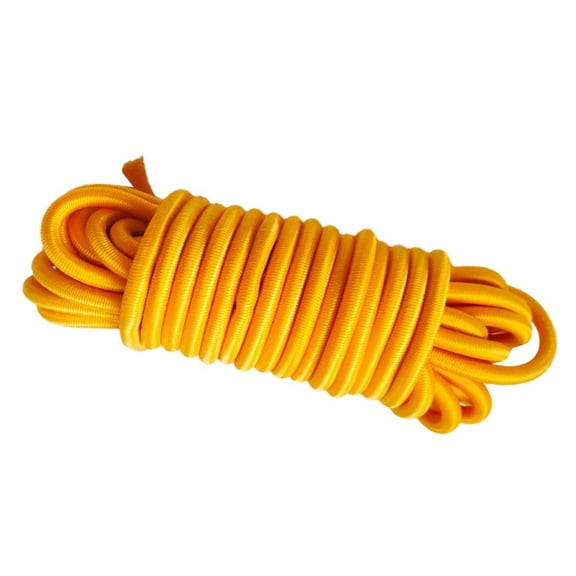 DimyFew Tensioner Elastic Cord Shock Rope Wear Resistant Roofing Bar Trailer Tarpaulins Yellow