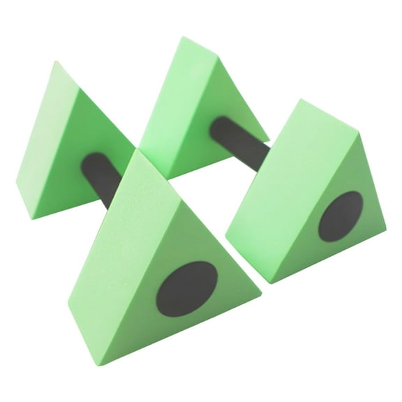 DimyFew Triangular Aquatic Exercise Dumbbells Pool Dumbbells, EVA Adults Kids, Swimming Green